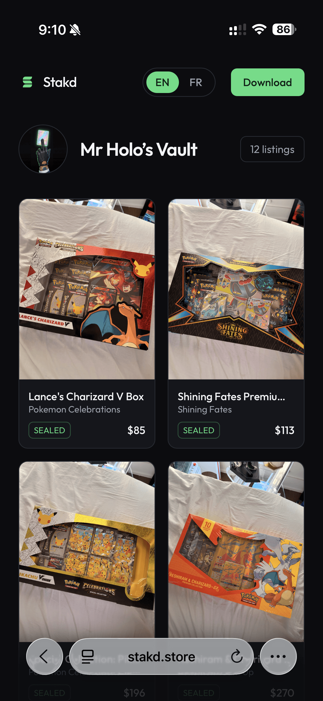 Open your own store from your portfolio